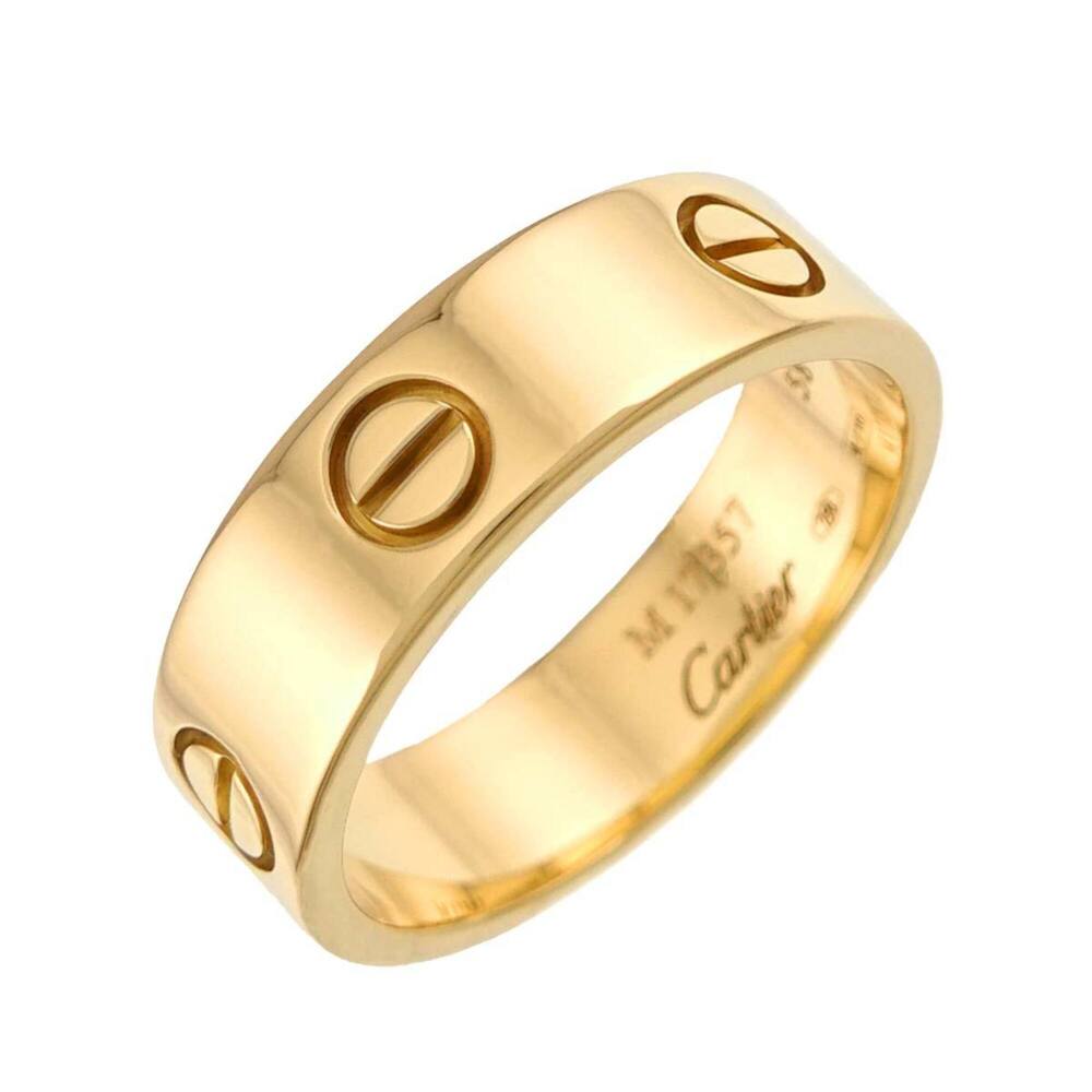 Cartier Love Ring #58, 18K YG Yellow Gold 750.
